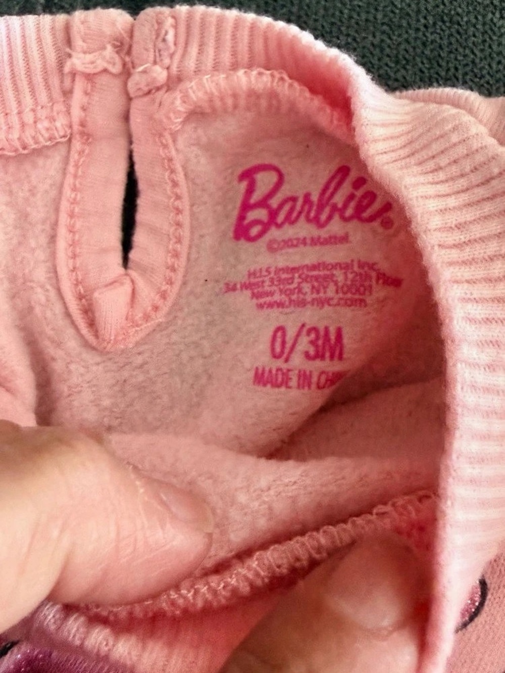 Barbie Baby Dress Pink Size 0/3M - Picture 3 of 3